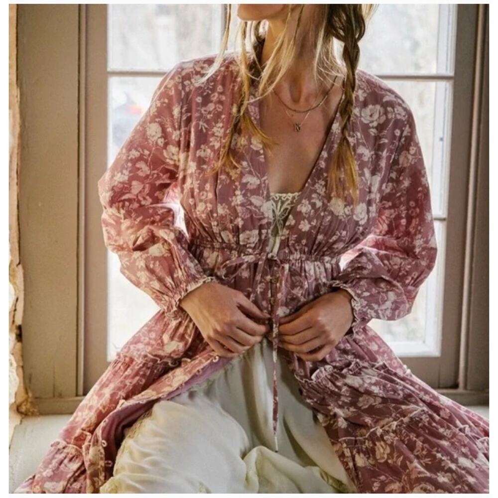 Free People Pappiet Midi Dress Floral XS NEW